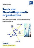 Cover: Tools zur Gesch&auml;ftsproze&szlig;organisation - Vieweg+Teubner Verlag