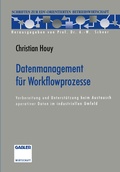 Bild: Datenmanagement f&uuml;r Workflowprozesse - Springer Gabler