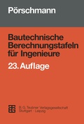 Cover: Bautechnische Berechnungstafeln f&uuml;r Ingenieure - Vieweg+Teubner Verlag