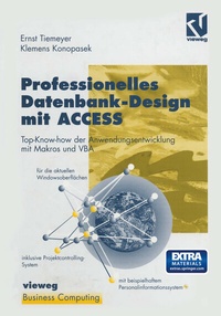 Abbildung von: Professionelles Datenbank-Design mit ACCESS - Vieweg+Teubner Verlag
