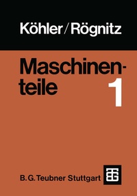 Enlarge image Cover: Maschinenteile - Vieweg+Teubner Verlag