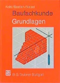 Cover: Baufachkunde - Vieweg+Teubner Verlag