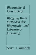 Cover: Methoden der Biographie- und Lebenslaufforschung - VS Verlag f&uuml;r Sozialwissenschaften