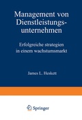 Cover: Management von Dienstleistungsunternehmen - Springer Gabler