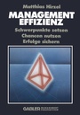 Cover: Management Effizienz - Springer Gabler