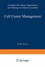 Cover: Call Center Management - Springer Gabler