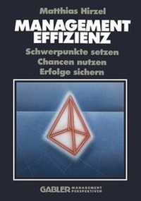 Enlarge image Cover: Management Effizienz - Springer Gabler