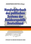Cover: Handw&ouml;rterbuch des politischen Systems der Bundesrepublik Deutschland - VS Verlag f&uuml;r Sozialwissenschaften
