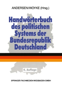 Abbildung von: Handwörterbuch des politischen Systems der Bundesrepublik Deutschland - VS Verlag für Sozialwissenschaften