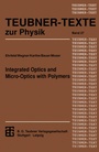 Cover: Integrated Optics and Micro-Optics with Polymers - Vieweg+Teubner Verlag
