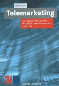 Enlarge image Cover: Telemarketing - Vieweg+Teubner Verlag