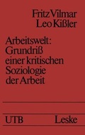 Cover: Arbeitswelt - Vs Verlag Fur Sozialwissenschaften