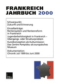 Cover: Frankreich-Jahrbuch 2000 - VS Verlag f&uuml;r Sozialwissenschaften