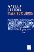Cover: Gabler Lexikon Marktforschung - Springer Gabler