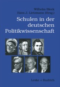 Cover: Schulen der deutschen Politikwissenschaft - VS Verlag f&uuml;r Sozialwissenschaften