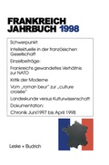 Cover: Frankreich-Jahrbuch 1998 - VS Verlag f&uuml;r Sozialwissenschaften