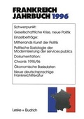 Cover: Frankreich-Jahrbuch 1996 - VS Verlag f&uuml;r Sozialwissenschaften
