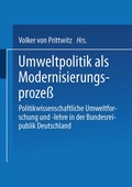 Abbildung von: Umweltpolitik als Modernisierungsprozeß - VS Verlag für Sozialwissenschaften
