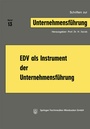 Cover: EDV als Instrument der Unternehmensführung - Springer Gabler