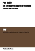 Cover: Die Besteuerung des Unternehmens - VS Verlag f&uuml;r Sozialwissenschaften