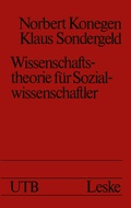 Cover: Wissenschaftstheorie f&uuml;r Sozialwissenschaftler - VS Verlag f&uuml;r Sozialwissenschaften