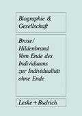 Cover: Vom Ende des Individuums zur Individualit&auml;t ohne Ende - VS Verlag f&uuml;r Sozialwissenschaften