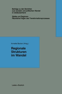 Bild: Regionale Strukturen im Wandel - VS Verlag für Sozialwissenschaften