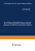 Cover: &Uuml;ber nichtlineare Differentialgleichungen 2. Ordnung, die f&uuml;r eine Absch&auml;tzungsmethode bei partiellen Differentialgleichungen vom elliptischen Typus besonders wichtig sind - VS Verlag f&uuml;r Sozialwissenschaften