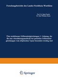 Cover: &Uuml;ber nichtlineare Differentialgleichungen 2. Ordnung, die f&uuml;r eine Absch&auml;tzungsmethode bei partiellen Differentialgleichungen vom elliptischen Typus besonders wichtig sind - VS Verlag f&uuml;r Sozialwissenschaften