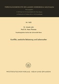 Cover: Konflikt, seelische Belastung und Lebensalter - VS Verlag f&uuml;r Sozialwissenschaften