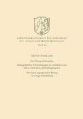 Cover: Der Einzug in Jerusalem - VS Verlag f&uuml;r Sozialwissenschaften