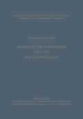 Cover: Das Deutsche Kaiserreich von 1871 als Nationalstaat - VS Verlag f&uuml;r Sozialwissenschaften