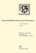 Cover: Das Programm der Stanza della Segnatura im Vatikan - VS Verlag f&uuml;r Sozialwissenschaften