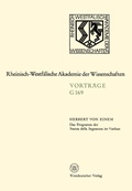 Cover: Das Programm der Stanza della Segnatura im Vatikan - VS Verlag f&uuml;r Sozialwissenschaften
