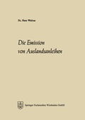 Cover: Die Emission von Auslandsanleihen - Springer Gabler