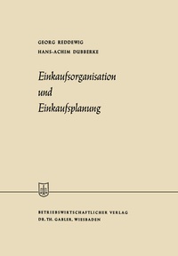 Abbildung von: Einkaufsorganisation und Einkaufsplanung - Springer Gabler