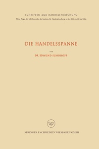 Enlarge image Cover: Die Handelsspanne - VS Verlag für Sozialwissenschaften