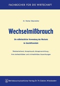 Cover: Wechselmi&szlig;brauch - Springer Gabler