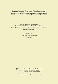Abbildung von: Untersuchungen über den Energieaustausch bei der Bodenverdichtung mit Sprungrüttlern - VS Verlag für Sozialwissenschaften