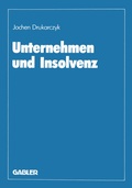 Cover: Unternehmen und Insolvenz - Springer Gabler
