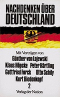 Cover: Nachdenken &uuml;ber Deutschland 2 - Verlag d. Nation