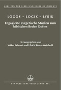 Cover: Logos - Logik - Lyrik - Evangelische Verlagsanstalt