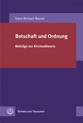 Cover: Botschaft und Ordnung - Evangelische Verlagsanstalt