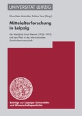 Cover: Mittelalterforschung in Leipzig - Evangelische Verlagsanstalt
