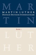 Cover: Martin Luther: Deutsch-Deutsche Studienausgabe Band 1 - Evangelische Verlagsanstalt