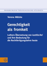 Abbildung von: Gerechtigkeit als fromkeit - Evangelische Verlagsanstalt