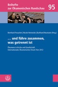 Cover: ... und f&uuml;hre zusammen, was getrennt ist - Evangelische Verlagsanstalt