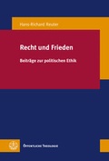Cover: Recht und Frieden - Evangelische Verlagsanstalt