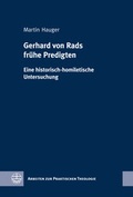 Cover: Gerhard von Rads fr&uuml;he Predigten - Evangelische Verlagsanstalt
