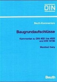 Abbildung von: Baugrundaufschlüsse und GEOCOL-Farbkarten - DIN Media